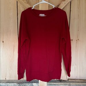 Maurices Rich Red Crew Neck Sweater